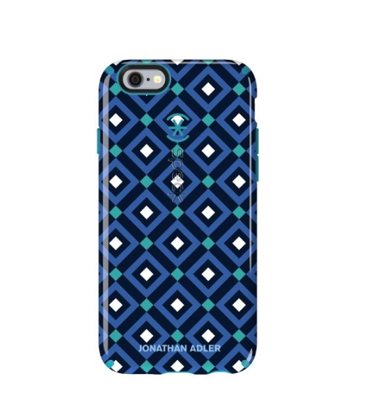 Speck Products CandyShell Inked Jonathan Adler Cell Phone Case foriPhone 6 6S bluegio